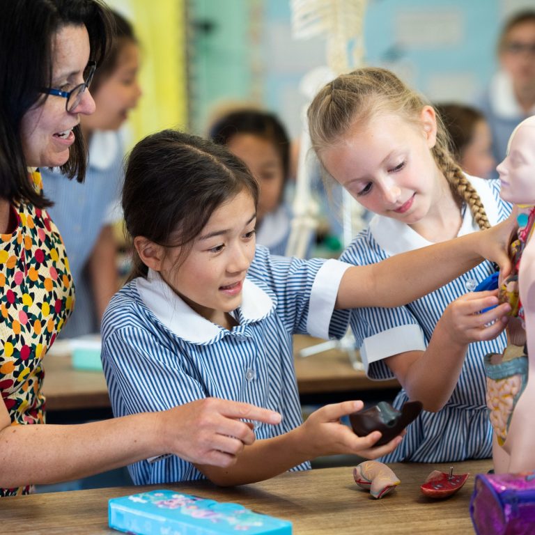 children in a lesson