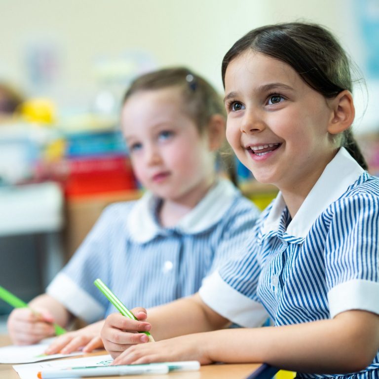 girls in a lesson