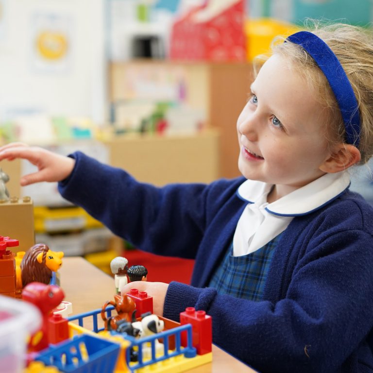 girl in a classroom